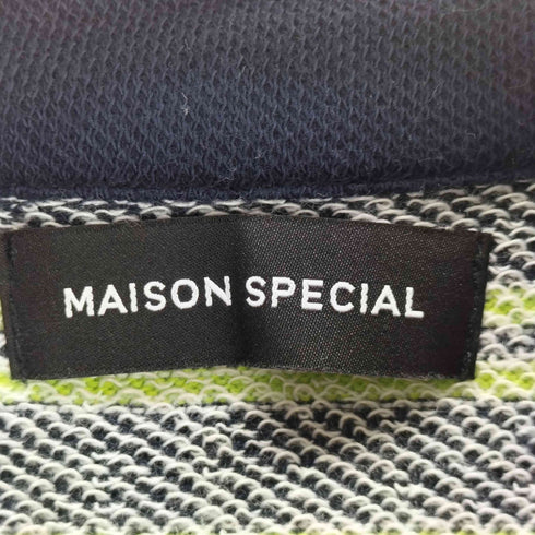 メゾンスペシャル MAISON SPECIAL FOAM Logo Border Polo Shirt メンズ FREE
