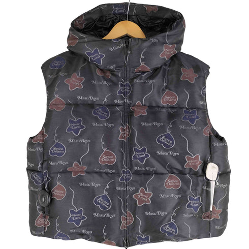 エムエーエスユー MASU 24aw FALLING BALLOON DOWN VEST GRAPHIC BY VERDY メンズ 48