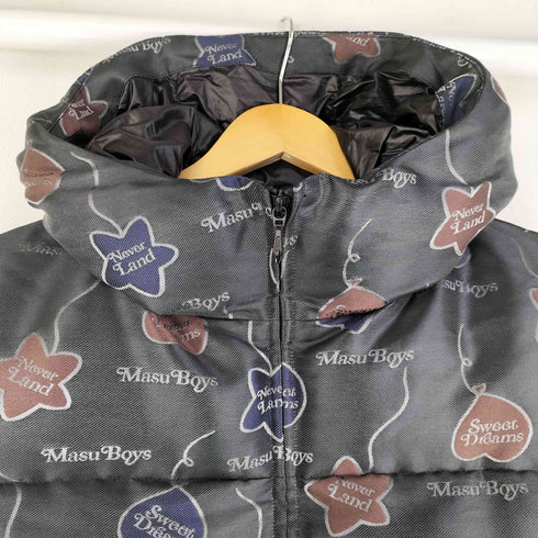 エムエーエスユー MASU 24aw FALLING BALLOON DOWN VEST GRAPHIC BY VERDY メンズ 48