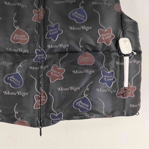 エムエーエスユー MASU 24aw FALLING BALLOON DOWN VEST GRAPHIC BY VERDY メンズ 48