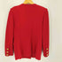 イヴサンローラン Yves Saint Laurent ノーカラーニットテーラドジャケット 金ボタン レディース JPN:M