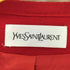 イヴサンローラン Yves Saint Laurent ノーカラーニットテーラドジャケット 金ボタン レディース JPN:M