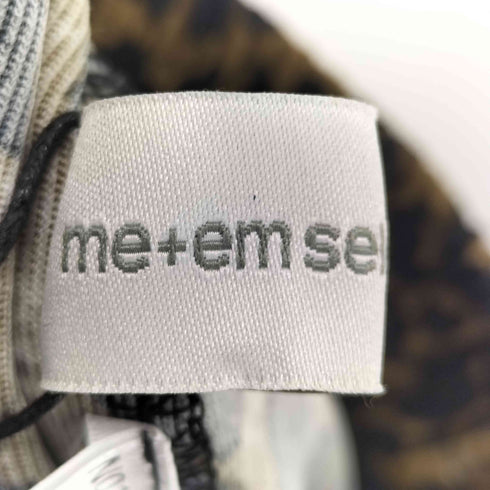 me+em select レオパードハイウエストショートパンツ レディース FREE