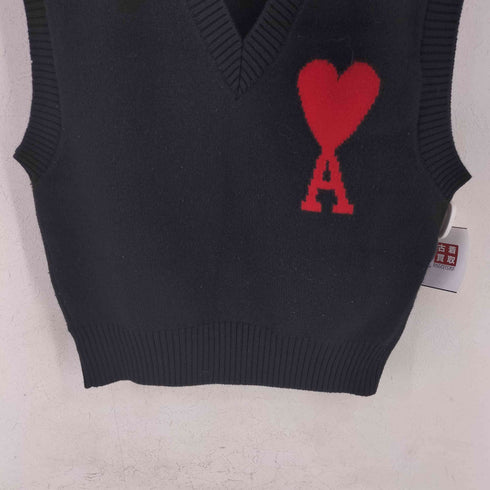 アミアレクサンドルマテュッシ AMI ALEXANDRE MATTIUSSI Ami de Coeur ニットベスト UKS702.018 メンズ