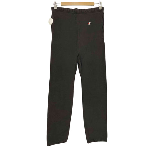 チャンピオン Champion USA製 トリコタグ REVERSE WEAVE 目あり ブラック スウェットパンツ メンズ S