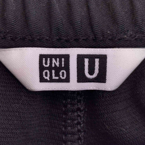 ユニクロユー UNIQLO U フレンチリブパンツ 黒 Lサイズ メンズ JPN:M