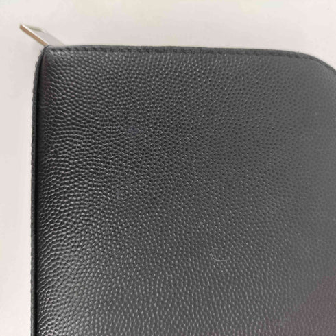 サンローランパリ SAINT LAURENT PARIS シボ革 長財布 メンズ