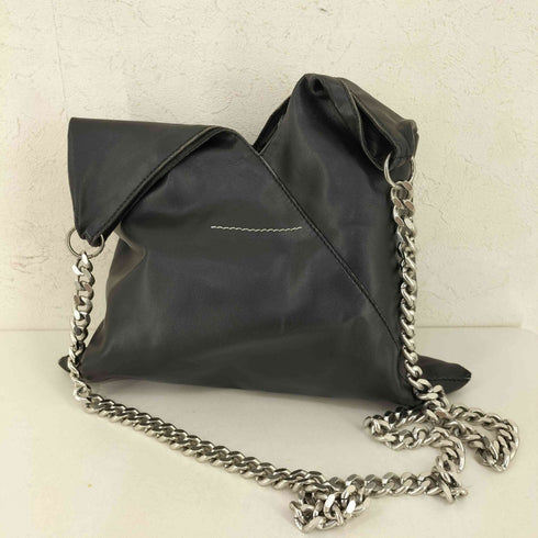 エムエムシックスメゾンマルジェラ MM6 Maison Margiela ジャパニーズ トライアングル チェーンショルダーバッグ S54WG0042 P2260 レディース