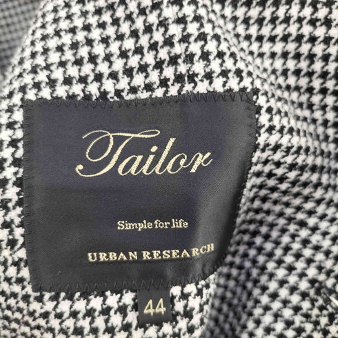 アーバンリサーチ URBAN RESEARCH Tailor リングヤーンハウンドトゥースジャケット メンズ JPN:44