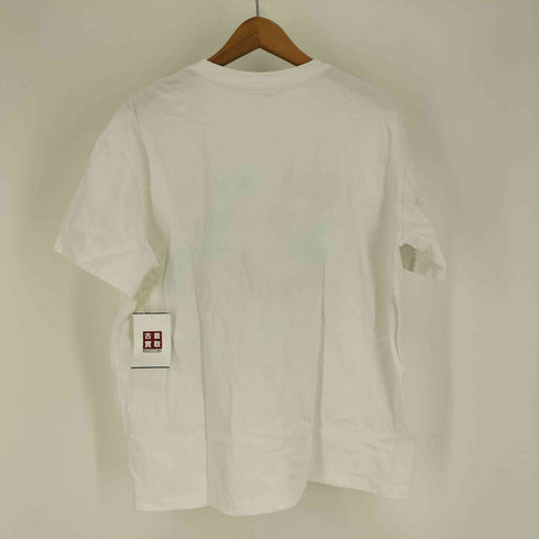 NCXK ENGINE マルチカラー ロゴ 刺繍 パール 装飾 クルーネック Tシャツ 韓国 レディース import:L
