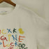 NCXK ENGINE マルチカラー ロゴ 刺繍 パール 装飾 クルーネック Tシャツ 韓国 レディース import:L