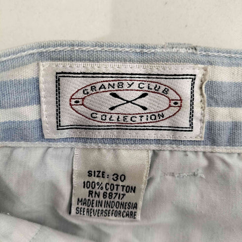 GRANBY CLUB インド綿 ストライプショーツ メンズ 30inch