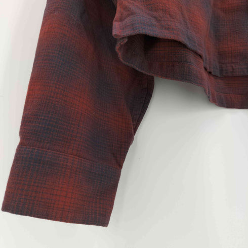 ペンドルトン PENDLETON 24AW ショートレングス オープンカラーシャツ オンブレチェック レディース FREE