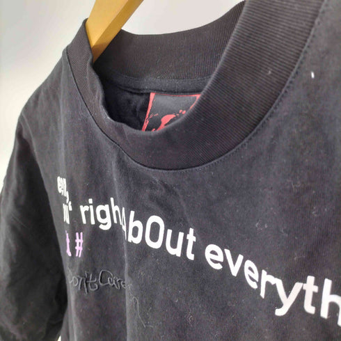 no E mosen No American Short-Sleeved T-Shirt 両面 プリント クルーネック Tシャツ ユニセックス レディース 2