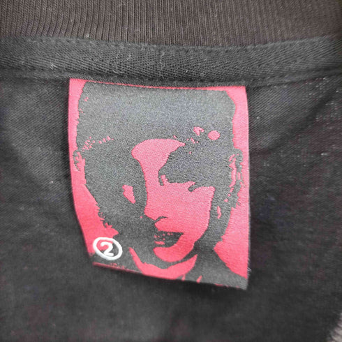 no E mosen No American Short-Sleeved T-Shirt 両面 プリント クルーネック Tシャツ ユニセックス レディース 2