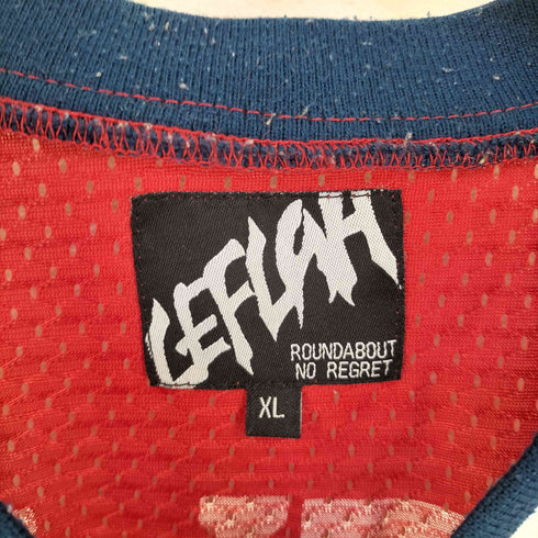 レフラー Leflah 621 ナンバリング メッシュ ゲームシャツ メンズ JPN:XL