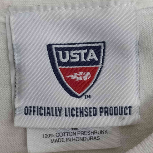 USTA テニス プリント クルーネックTシャツ メンズ import:M