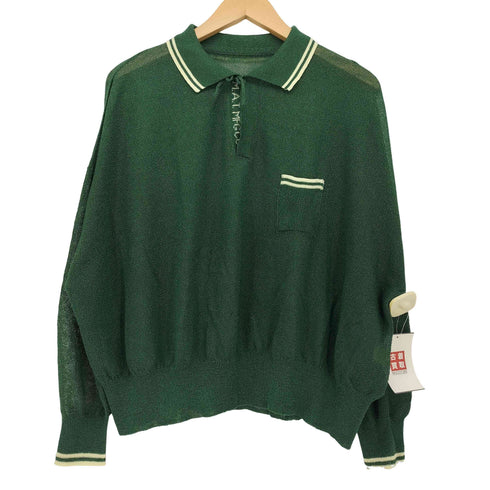 マチュアリー maturely 23SS Sheer Knit Polo Shirt レディース ONE SIZE
