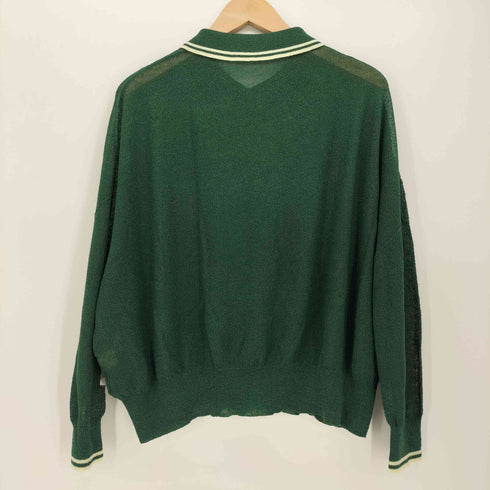 マチュアリー maturely 23SS Sheer Knit Polo Shirt レディース ONE SIZE