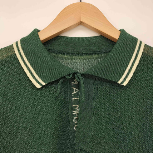 マチュアリー maturely 23SS Sheer Knit Polo Shirt レディース ONE SIZE