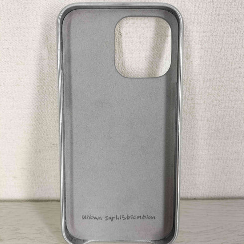 URBAN SOPHISTICATION ロゴ スマホケース iPhone15 Pro Max メンズ
