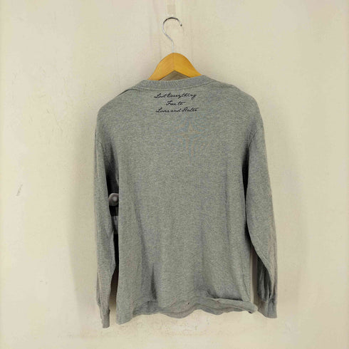 レフラー Leflah ハンドサイン 両面プリント クルーネックTシャツ メンズ JPN:L