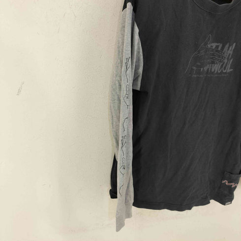 レフラー Leflah フロント袖ハンドサイン クルーネックTシャツ メンズ JPN:L