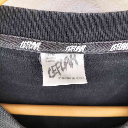 レフラー Leflah フロント袖ハンドサイン クルーネックTシャツ メンズ JPN:L