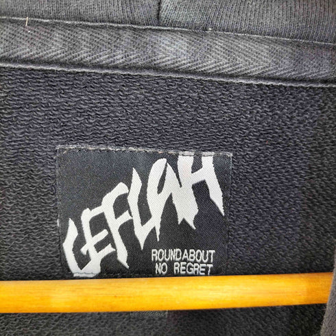 レフラー Leflah 薔薇刺繍 スウェットパーカー メンズ JPN:XL