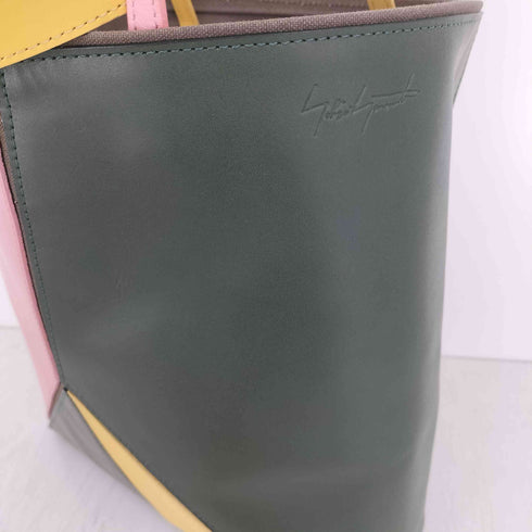 ディスコードヨウジヤマモト discord Yohji Yamamoto 24AW CUBISM TOTE GINZA SIX EXCLUSIVE キュビスム カウレザー トート バッグ メンズ