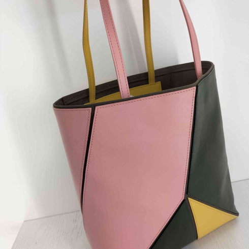 ディスコードヨウジヤマモト discord Yohji Yamamoto 24AW CUBISM TOTE GINZA SIX EXCLUSIVE キュビスム カウレザー トート バッグ メンズ
