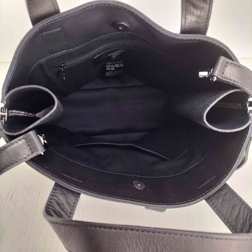 ディスコードヨウジヤマモト discord Yohji Yamamoto Zipper shoulder ジッパー レザー ショルダー バッグ メンズ FREE