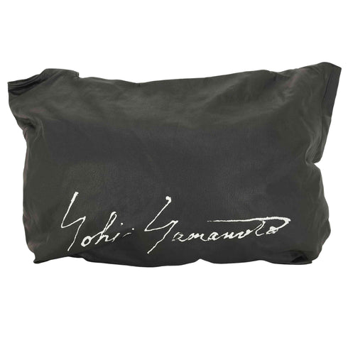 ディスコードヨウジヤマモト discord Yohji Yamamoto 23AW INFINITE Signature インフィニット シグネチャー カウレザー ショルダー バッグ メンズ