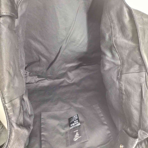ディスコードヨウジヤマモト discord Yohji Yamamoto 23AW INFINITE Signature インフィニット シグネチャー カウレザー ショルダー バッグ メンズ