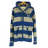 アバクロンビーアンドフィッチ Abercrombie & Fitch MUSCLE A&F 92 アップリケ ボーダー サーマル ジップアップ パーカー Y2K メンズ import:L