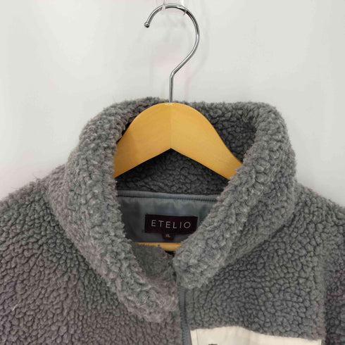 ETELIO フリース ボアジャケット メンズ import:XL