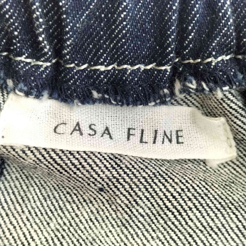 カーサフライン CASA FLINE フロントホックデニムロングワンピース レディース FREE