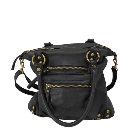 LINEA PELLE スタッズレザー2WAYショルダーバッグ レディース