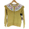 Jane Marple 22ss Thistle embroidery ラウンドヨークカーディガン レディース M