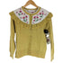 Jane Marple 22ss Thistle embroidery ラウンドヨークカーディガン レディース M