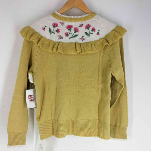 Jane Marple 22ss Thistle embroidery ラウンドヨークカーディガン レディース M