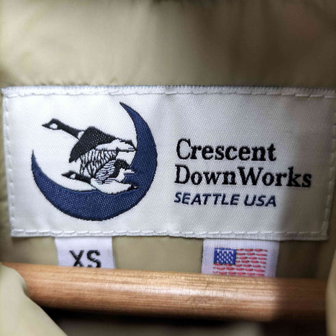 クレセントダウンワークス CRESCENT DOWN WORKS USA製 ダウンベスト レディース XS