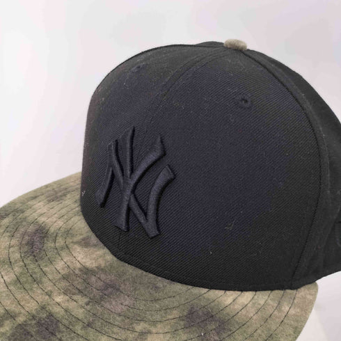 ニューエラ NEW ERA NY刺繍 つばカモ柄 6パネルキャップ メンズ ONE SIZE