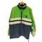 トミーヒルフィガー TOMMY HILFIGER 80-90S フラッグタグ ロゴ 国旗ワッペン バック 刺繍 ドローコード ジップアップ ナイロンジャケット メンズ import:M