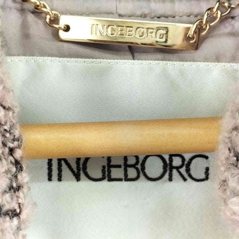 インゲボルグ INGEBORG 中綿ツイードショートコート レディース