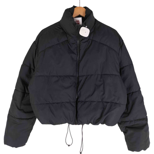 ザラ ZARA 裾ドロスト 中綿パファージャケット ショート丈 レディース import:M