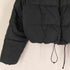 ザラ ZARA 裾ドロスト 中綿パファージャケット ショート丈 レディース import:M