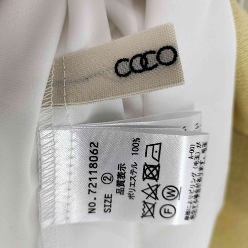 ココディール COCO DEAL プリーツスリーブブラウス ニットベスト レディース JPN:2