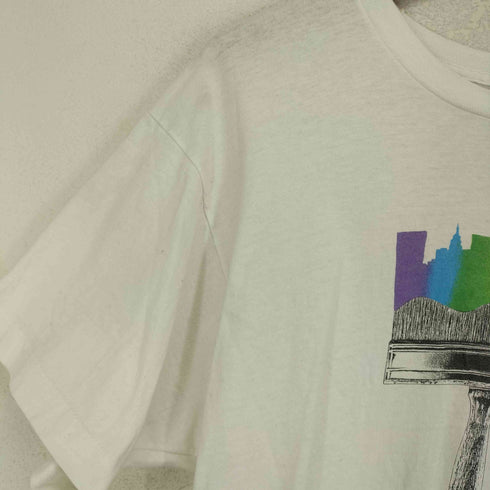 スクリーンスターズ SCREEN STARS 80s 袖裾シングル JANOVIC/PLAZA クルーネックTシャツ メンズ JPN:XL