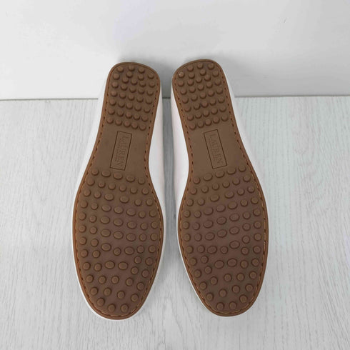 ローレンラルフローレン LAUREN RALPH LAUREN ロゴ レザーローファー レディース UK:5.5